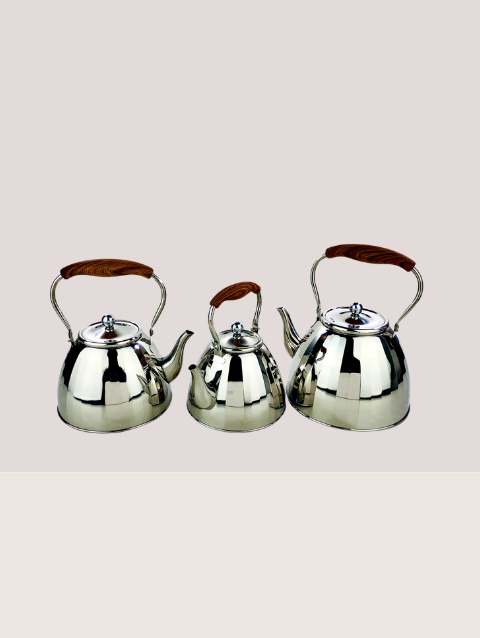 Chromatic Silver Hammered Kettle
